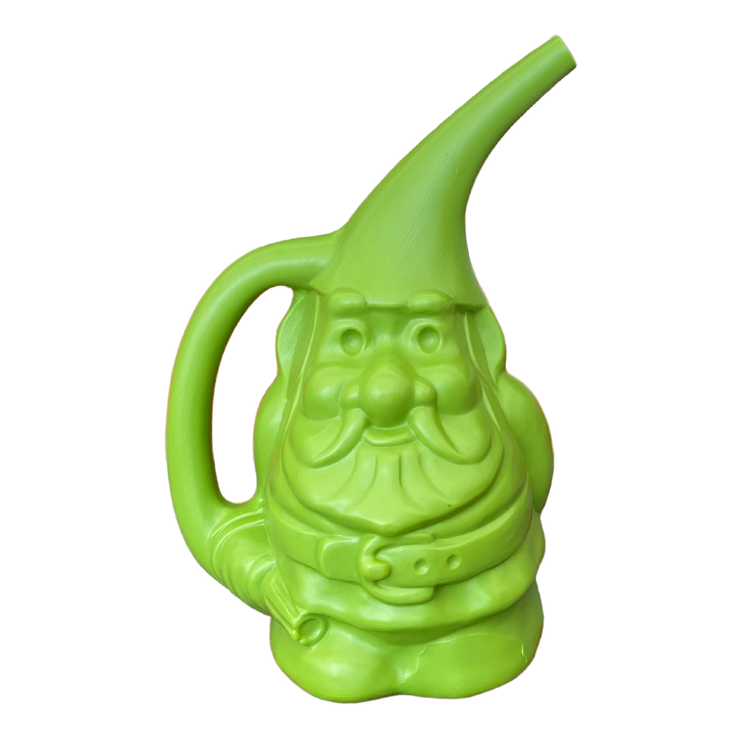 Novelty Gnome Watering Can Green