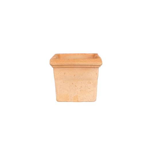 Deroma 4.3" Siena MiniSquare Pot Terracotta