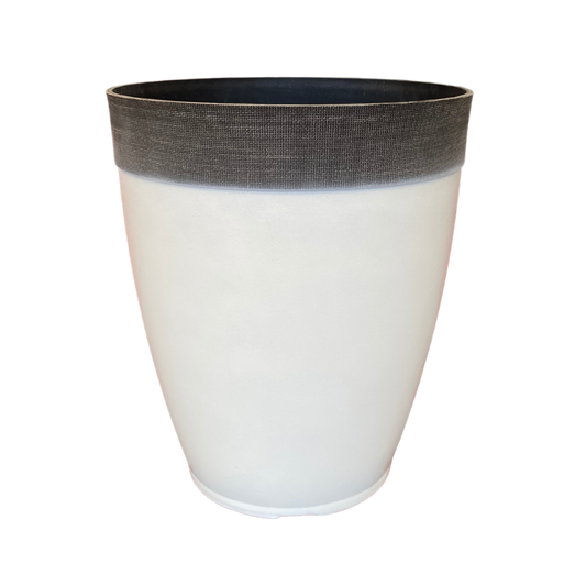 GS Gala Tall Planter White 14''